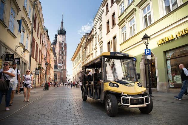 Krakow City Tour med elbil - Fullständig rundtur - Komplett 3 distriktsutflykt