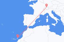 Flights from from Lanzarote to Zurich
