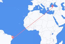 Flyrejser fra Maceió, Brasilien til Ankara, Tyrkiet