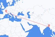 Flights from Cox's Bazar, Bangladesh to Lyon, France
