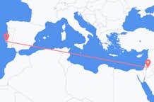 Vluchten van Amman, Jordanië naar Lissabon, Portugal