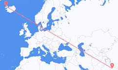 Flights from the city of Lucknow, India to the city of Ísafjörður, Iceland
