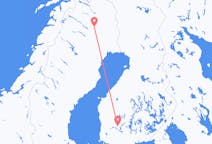 Vluchten van Gällivare, Zweden naar Tampere, Finland