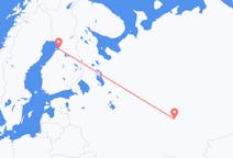 Fly fra Izjevsk til Oulu