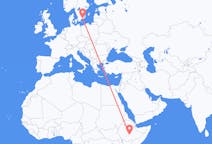 Flights from Goba, Ethiopia to Ronneby, Sweden