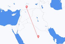 Loty z Al-Kasim, Arabia Saudyjska do Şanlıurfy, Turcja