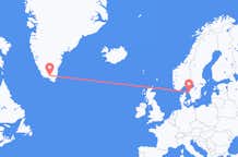 Flights from Narsarsuaq to Gothenburg