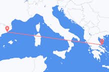 Flights from Skiathos to Barcelona