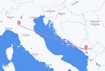 Flyreiser fra Podgorica, Montenegro til Reggio Emilia, Italia
