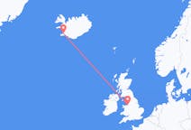 出发地 冰岛从雷克雅未克前往英格兰的利物浦的航班