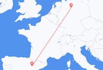 Voli da Saragozza, Spagna a Hannover, Germania
