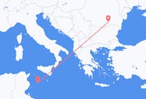Fly fra Bukarest til Lampedusa