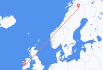 Flyg från Shannon till Kiruna