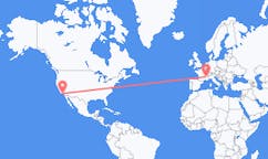 Flyrejser fra Los Angeles, USA til Grenoble, Frankrig