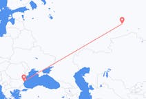 Flights from Tyumen, Russia to Varna, Bulgaria