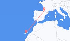Flights from Pau, Pyrénées-Atlantiques, France to Las Palmas, Spain