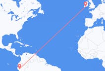 Flyg från Jaén, Peru till Cork, Irland