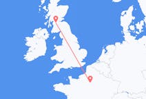 Flights from Paris, France to Glasgow, Scotland