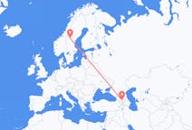 Flyreiser fra Tbilisi, Georgia til Östersund, Sverige