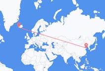 Flyrejser fra Yantai, Kina til Reykjavík, Island
