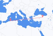 Flyreiser fra Alger, til Sivas