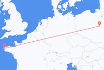 Flights from Brest, France to Warsaw, Poland