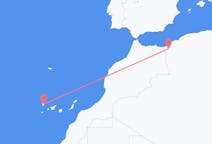Vluchten van Tlemcen, Algerije naar La Palma (ort i Mexiko, Guanajuato, Salamanca), Spanje