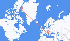 Flights from Qaanaaq, Greenland to Tivat, Montenegro