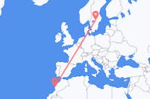 Flug frá Essaouira, Marokkó til Örebro, Svíþjóð
