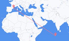 Flights from Gan, Maldives to Girona, Spain