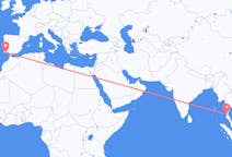 Flights from Kawthaung Township, Myanmar (Burma) to Faro, Portugal