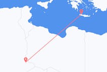 Vluchten van Djanet, Algerije naar Chania, Griekenland