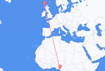 Vluchten van Douala, Kameroen naar Steòrnabhagh, Schotland