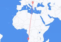 Flyrejser fra Namibe, Angola til Beograd, Serbien