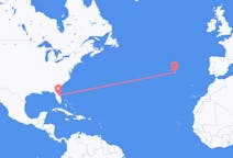 Flights from Orlando, the United States to Ponta Delgada, Portugal