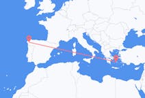 出发地 希腊出发地 Paros目的地 西班牙圣地亚哥 － 德孔波斯特拉的航班