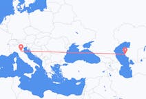 Flights from Aktau to Bologna
