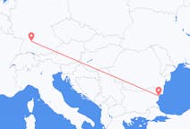 Flyreiser fra Varna, Bulgaria til Stuttgart, Tyskland