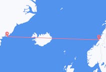 Flights from Rørvik, Norway to Kulusuk, Greenland