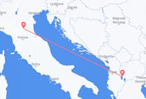Flights from Ohrid in North Macedonia to Bologna in Italy