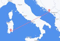 Vuelos de Dubrovnik, Croacia a Cagliari, Italia