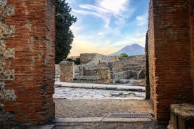 Nyt Pompeii og Vesuv fra Amalfikysten