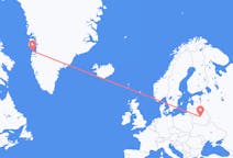 Flights from Minsk, Belarus to Aasiaat, Greenland