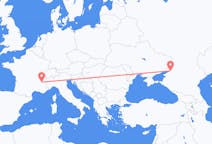 Fly fra Rostov-na-Donu til Grenoble