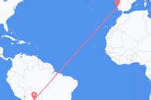 Flyrejser fra Santa Cruz, Bolivia til Lissabon, Portugal