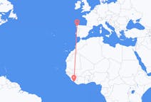 Flights from Monrovia to Santiago De Compostela
