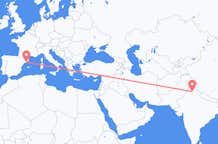 Flights from Chandigarh to Barcelona
