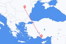 Vluchten van Gazipaşa, Turkije naar Boekarest, Roemenië