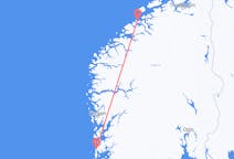 Flights from Kristiansund, Norway to Haugesund, Norway