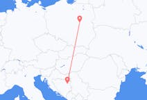 Flights from Warsaw, Poland to Tuzla, Bosnia & Herzegovina